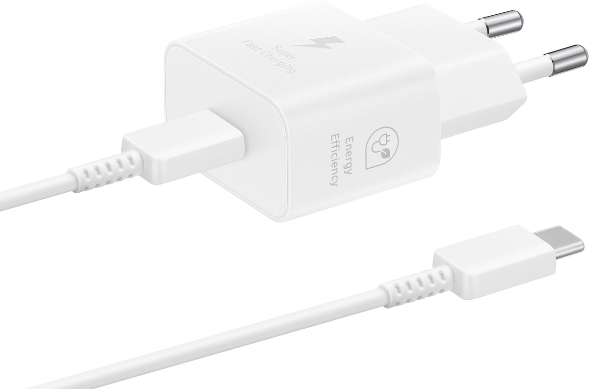 Samsung Ep-T2510Xwegeu Samsung Usb-C Pd Wall Charger 25W + Usb-C Cable White