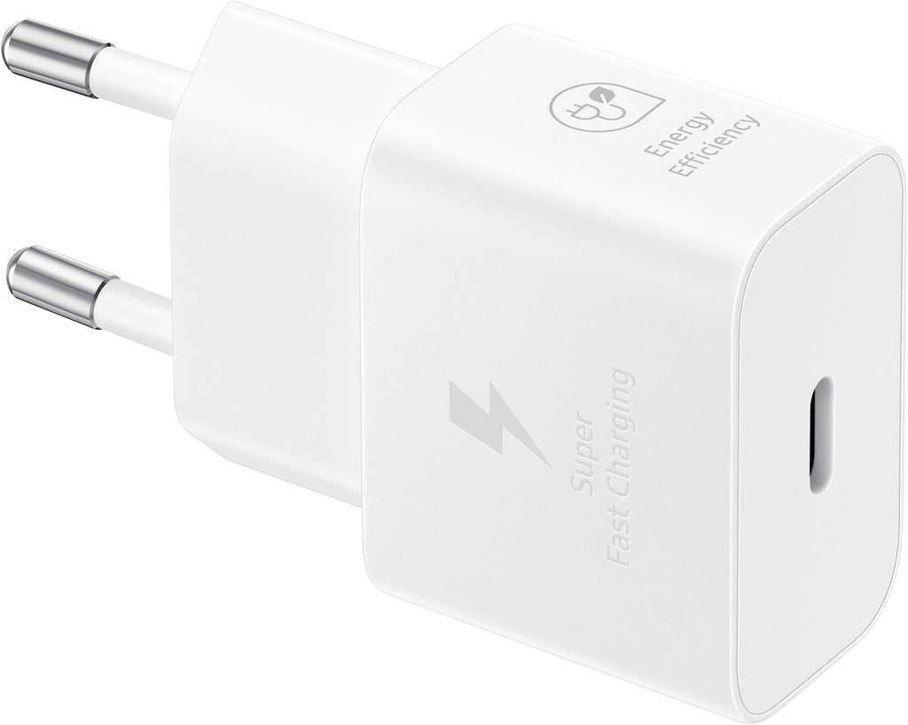 Samsung Gh44-03265A Samsung Usb-C Pd Wall Charger 25W + Gh39-02115A Usb-C Cable White Bulk