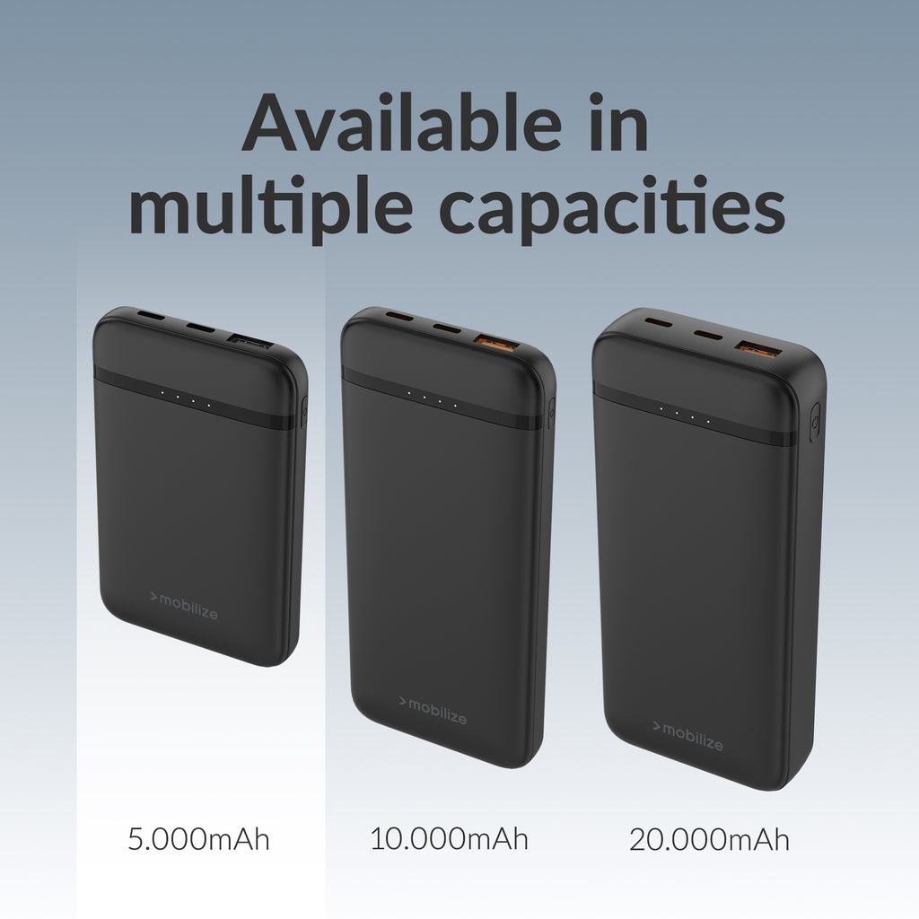 Mobilize Power Bank 5000Mah 10W Black