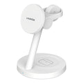 Mobilize 3In1 Charger Station Magsafe Compatible 25W Qi2.2 White