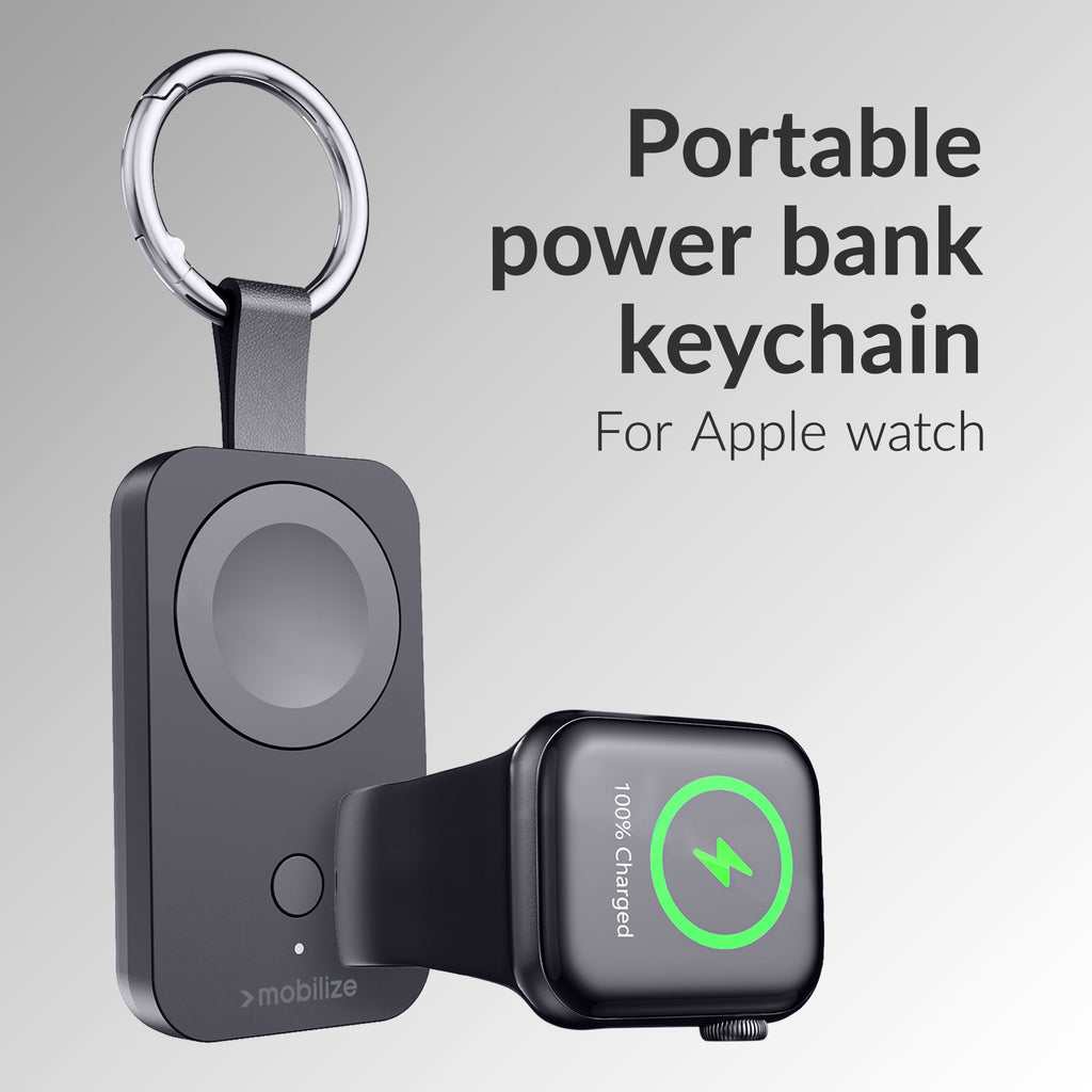 Mobilize Keychain Powerbank For Apple Watch 1000Mah 3W Black