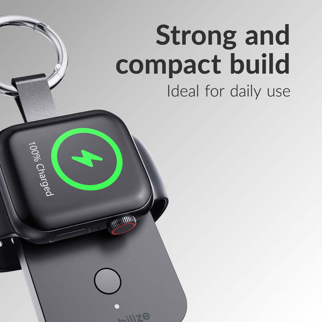 Mobilize Keychain Powerbank For Apple Watch 1000Mah 3W Black
